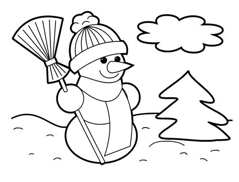 christmas coloring pages - Free Large Images