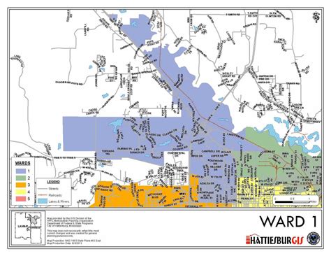 Ward Maps - City of Hattiesburg