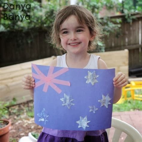 Australian Flag Craft for Kids – Danya Banya