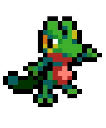 Pixel Art Treecko