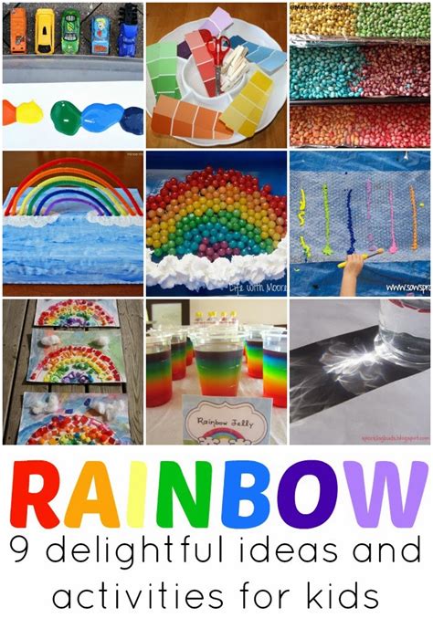 Learn with Play at Home: 9 Rainbow themed activities and ideas for kids