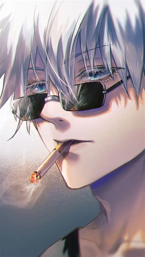 1390821 Jujutsu Kaisen, Anime, Satoru Gojo, Smoking, Sunglasses Rare Gallery HD Wallpapers ...