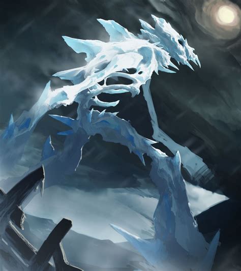 Giant Ice Elemental | Fantasy monster, Fantasy creatures, Creature ...