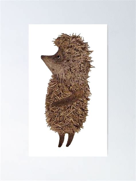 "Hedgehog in the Fog" Poster for Sale by lnik | Redbubble