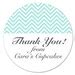 Custom Thank You Stickers Personalized by modernzebradesign