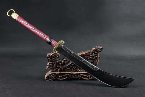 High Quality Chinese long Handle Fighting Broadsword DaDao Sword Katana Sharpened High Manganese ...