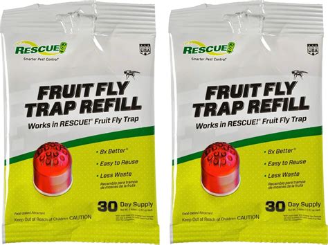 Rescue Fruit Fly Trap Bait Refill, 30 Day Supply - Walmart.com