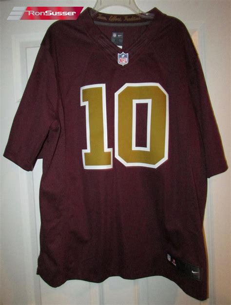 NFL Washington Redskins Robert Griffin III RG3 Jersey Size XL Maroon Gold – RonSusser.com