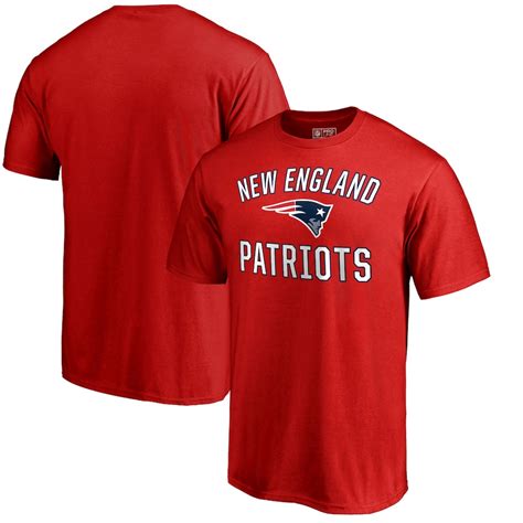 New England Patriots NFL Pro Line by Fanatics Branded Victory Arch T-Shirt - Red