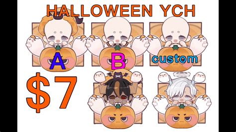 $7 HALLOWEEN YCH (OPEN) by crxztal on DeviantArt