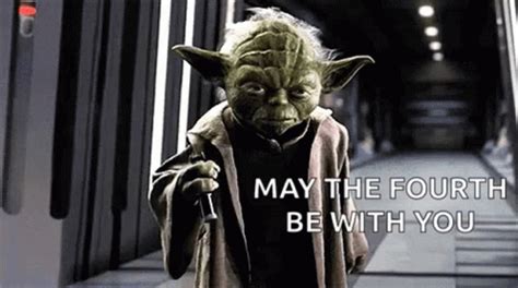 May The Force Be With You Yoda Lightsaber GIF | GIFDB.com