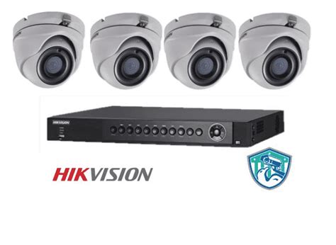 CCTV package 4 dome camera and recorder incl. installation 3 mpixel - Mguard