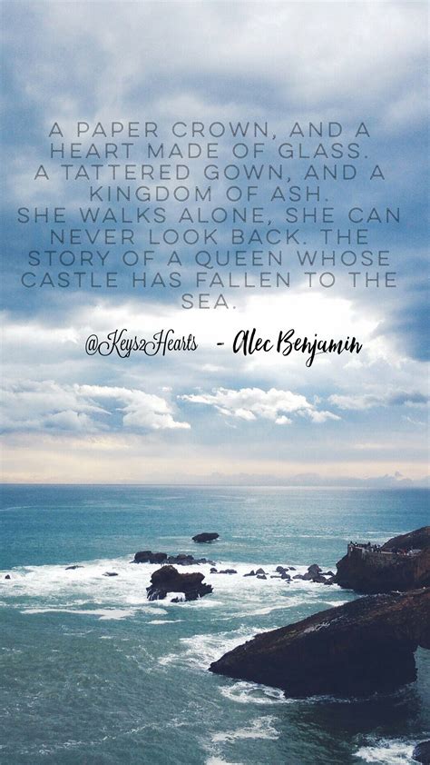 Paper Crown by Alec Benjamin. Created by @Keys2Hearts | Song lyrics ...