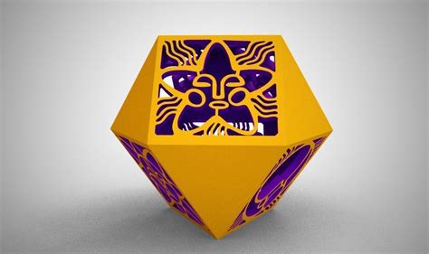 Cuboctahedron 3D printable model viking | CGTrader