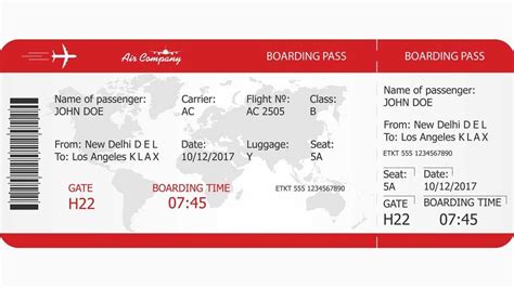 Image result for boarding pass | Boarding pass, Air company, Ticket design