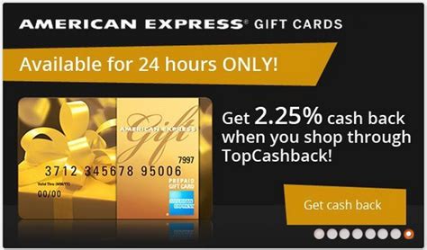 American Express Gift Card: Get 2.25% Cash Back!