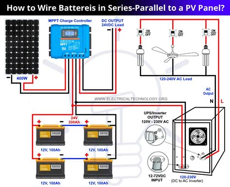 Charging Batteries In Series Diagram