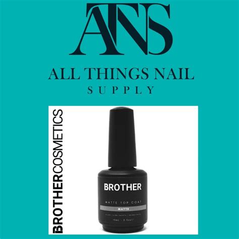 Matte Top Coat Brother Cosmetics (CANNOT SHIP) – All Things Nail Supply