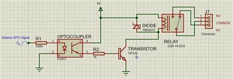 How to design a relay circuit for Arduino and ESP32