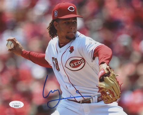 Luis Castillo Signed Reds 8x10 Photo (JSA COA) | Pristine Auction