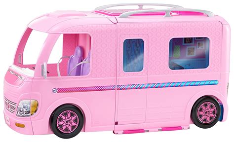 BARBIE FBR34 CAMPER Van Vehicle Fashion Doll and Accessories Kids Toy ...