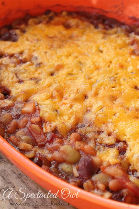 Cheesy Baked Beans Recipe - A Spectacled Owl