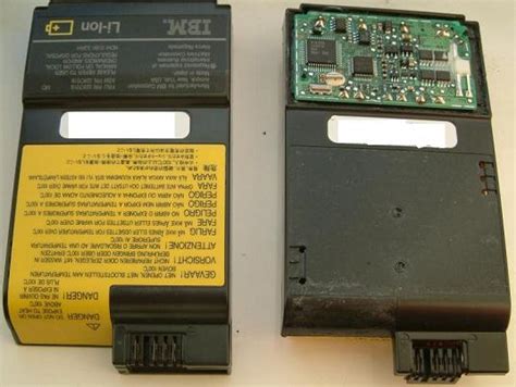 IBM ThinkPad 600 Battery Page - Inside