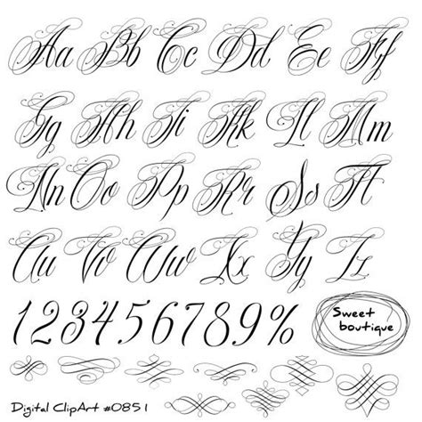 Handwritten alphabet, Calligraphy Alphabet clip art, Calligraphy clip art, Calligraphic clipart ...