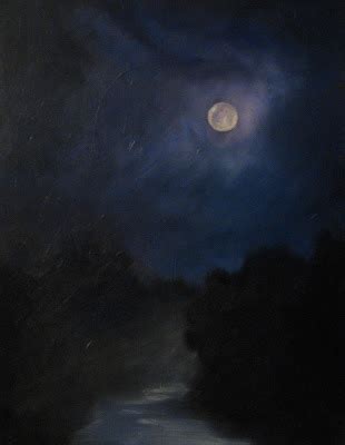 One Painting a Day: Moonlight River