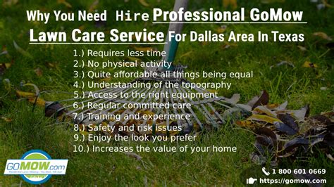 Why You Need Hire Professional GoMow Lawn Care Service For Dallas Area In Texas - GoMow