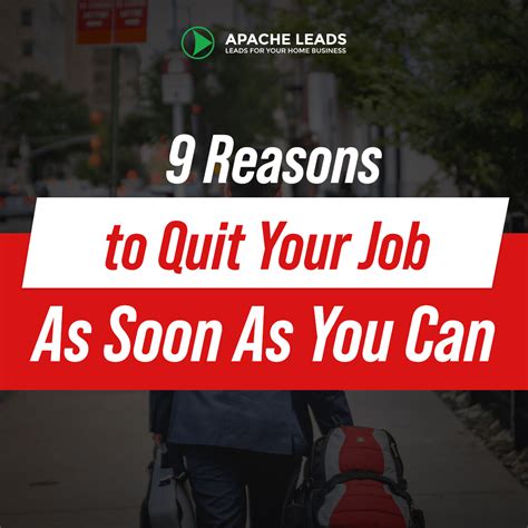 9 Reasons to Quit Your Job | Blog Post Written By Don Reid