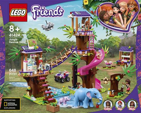 Animal Rescue LEGO Sets : LEGO Friends Jungle Rescue Base