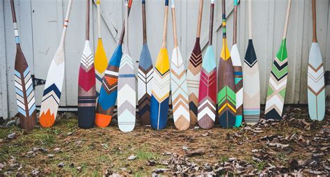 Canada's finest hand-painted canoe paddles. | Painted paddles, Canoe paddle art, Painted oars