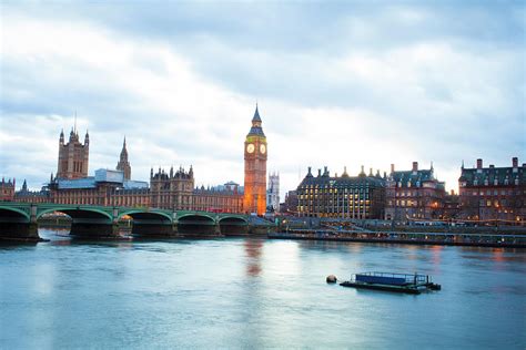 London city skyline with Big Ben at evening and Thames river Photograph by Ioan Panaite - Pixels