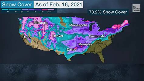 Current Snow Cover United States