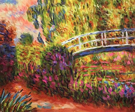 The Japanese Bridge, Monet Oil Painting - overstockArt