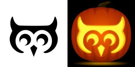 Free Easy Owl Pumpkin Stencil | Pumpkin carving, Owl pumpkin stencil, Owl pumpkin