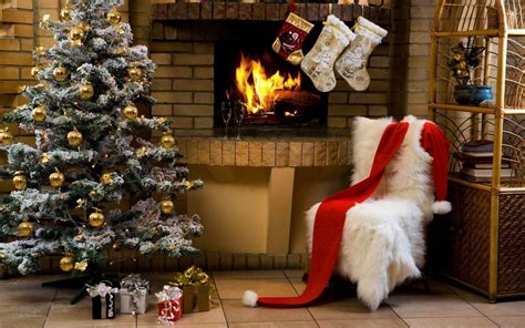 Christmas Fireplace Wallpapers - Top Free Christmas Fireplace Backgrounds - WallpaperAccess