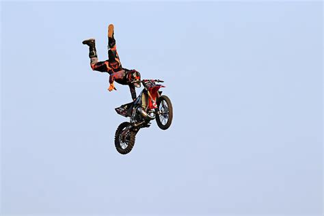 Dirt Bike Stunts - In The Air XIII Photograph by Debbie Oppermann ...