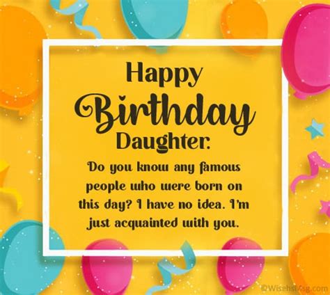 Funny Birthday Wishes For Daughter From Mom - werohmedia