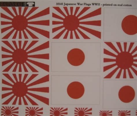 Japanese War Flags on Real Cotton - Reality in Scale