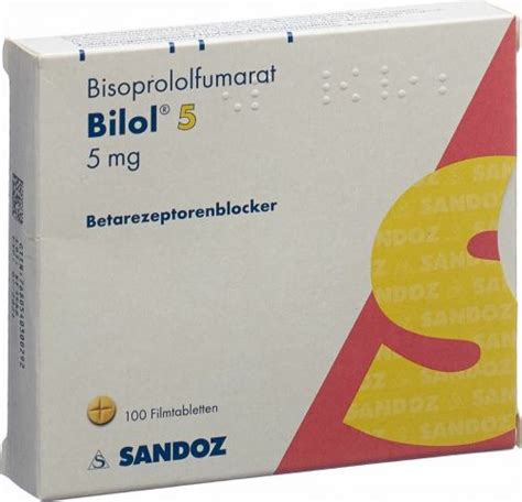 Bilol Filmtabletten 5mg 100 Stück in der Adler Apotheke