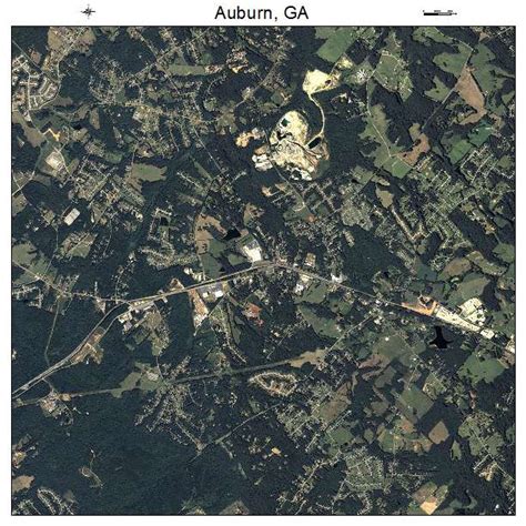 Aerial Photography Map of Auburn, GA Georgia