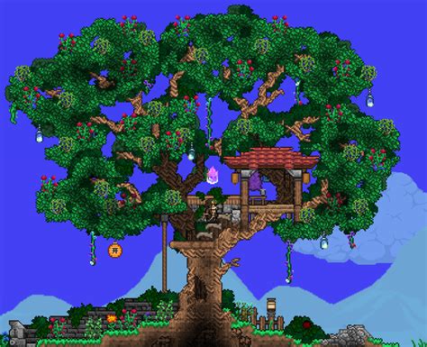 Treehouse : Terraria | Terrarium base, Terraria house design, Terraria house ideas