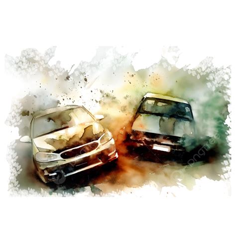 Two Car Crashes Dynamics And Impact, Two Car, Two Car Accident, Two Car Crash PNG Transparent ...