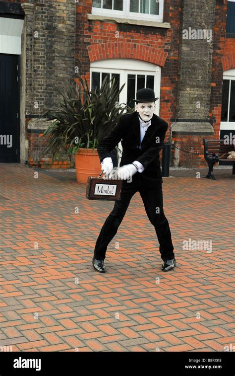 A mime performance Stock Photo - Alamy