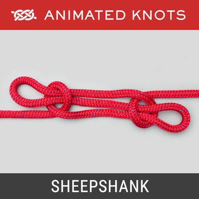 Sheepshank | How to tie a Sheepshank using Step-by-Step Animations | Animated Knots by Grog