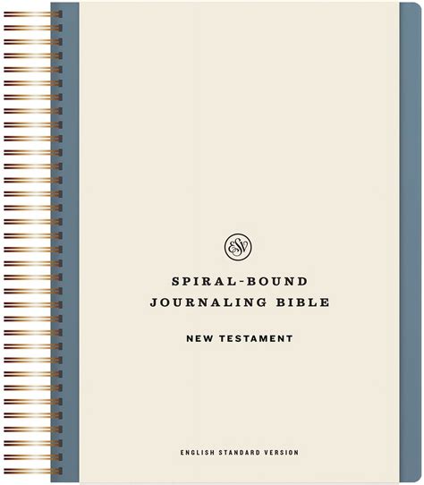 ESV Spiral-Bound Journaling Bible, New Testament (Hardcover ...