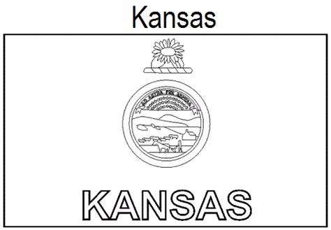 Geography Blog: Kansas State Flag Coloring Page