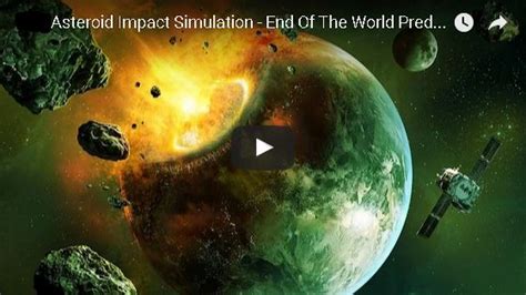 Asteroid Impact Simulation - End Of The World Predictions - BREAKING ...